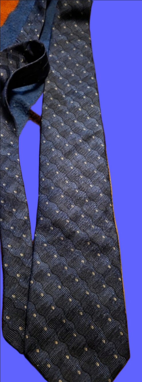 4/$67 Deal! Oscar de la Renta Vintage Silk Navy Tie